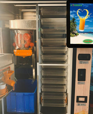 商業用等級のNayaxの支払の方法の新しいオレンジ ジュースの自動販売機